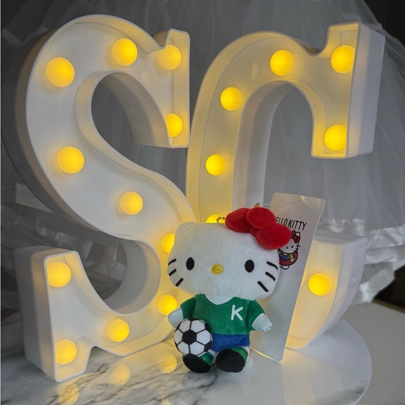 Sanrio Hello Kitty  Soccer Football Key Chain Bag Charm World Cup 2026 - Picture 2 of 5